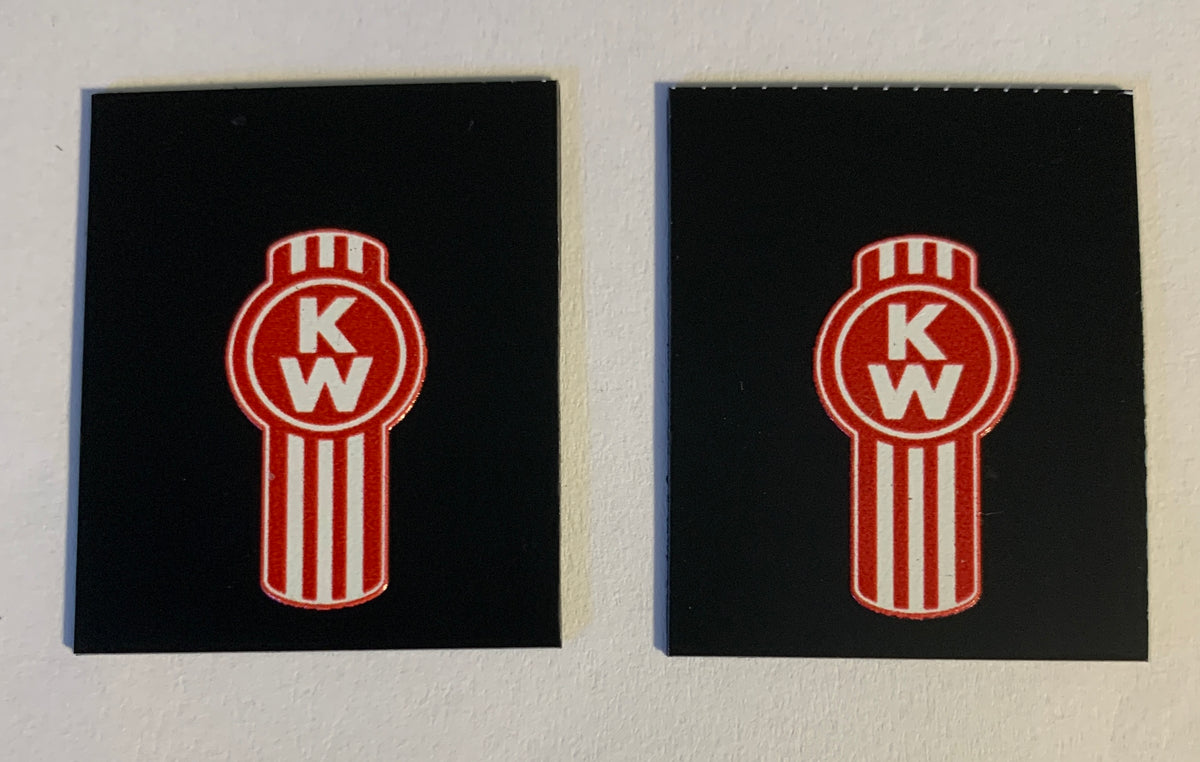 Kenworth KW Mud flaps Dimensional decal