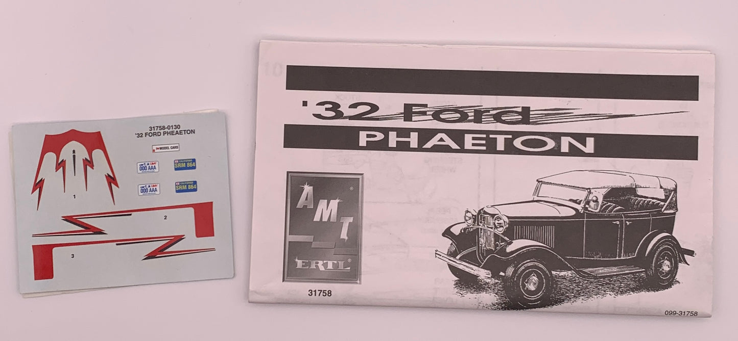 AMT 1932 Ford Phaeton 1:25 Scale Model Kit