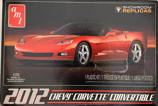 AMT 2012 Chevy Corvette Convertible, 1/25 Scale Model Kit