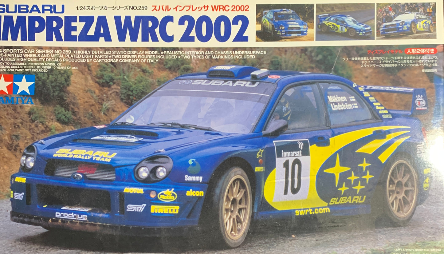 Tamiya Subaru Impreza WRC 2002 1/24 Scale Model Kit