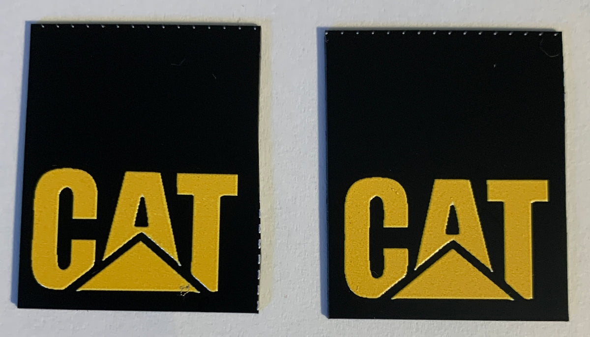 CAT Mud flaps Dimensional decal