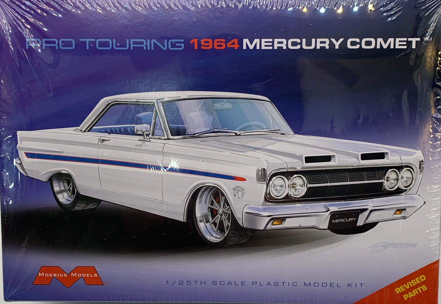 Moebius Pro Touring 1964 Mercury Comet, 1/25 Scale Model Kit