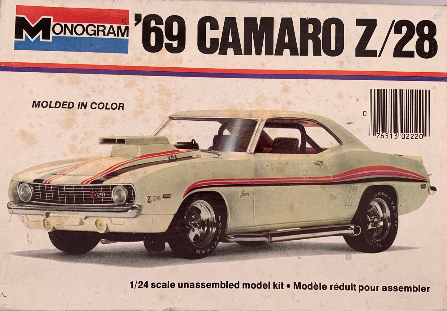 Monogram ‘69 Camaro Z/28, 1/24 Scale Model Kit