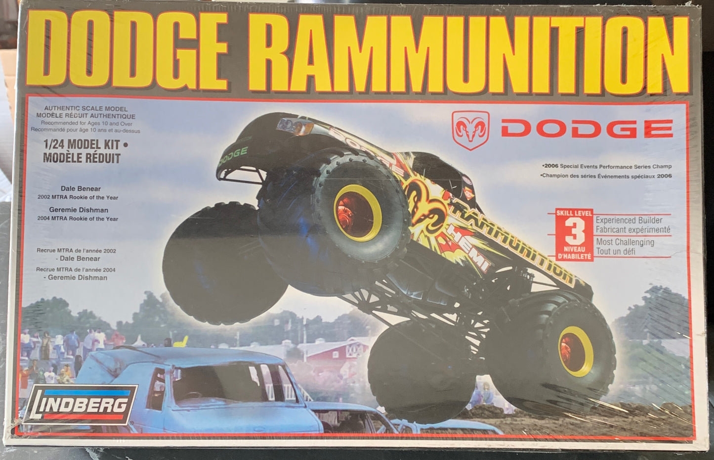 Lindberg Dodge Rammunition, 1/24 Scale Model Kit