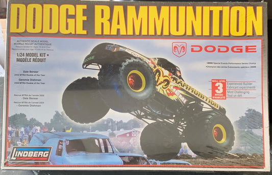 Lindberg Dodge Rammunition, 1/24 Scale Model Kit