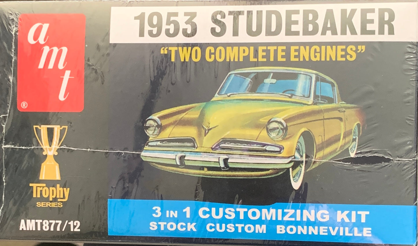 AMT 1953 Studebaker 3-in-1 Customizing Kit, 1/25 Scale Model Kit (Copy)