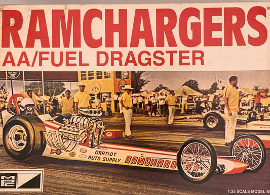 MPC Ramchargers AA/Fuel Dragster, 1/25 Scale Model Kit (Open)