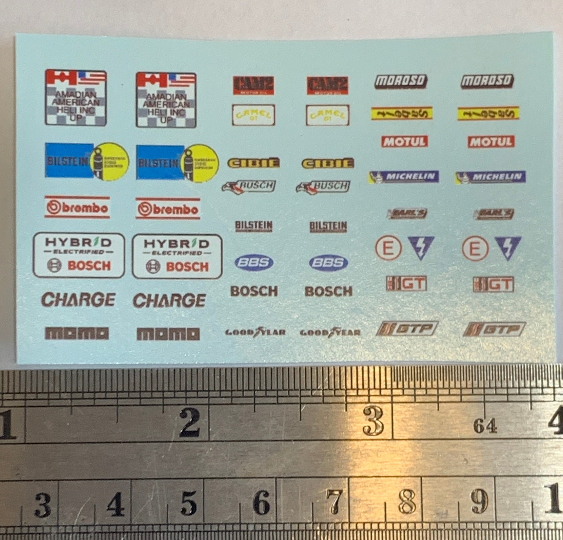 IMSA race car Contingency Logo water slide decals – STSDecals