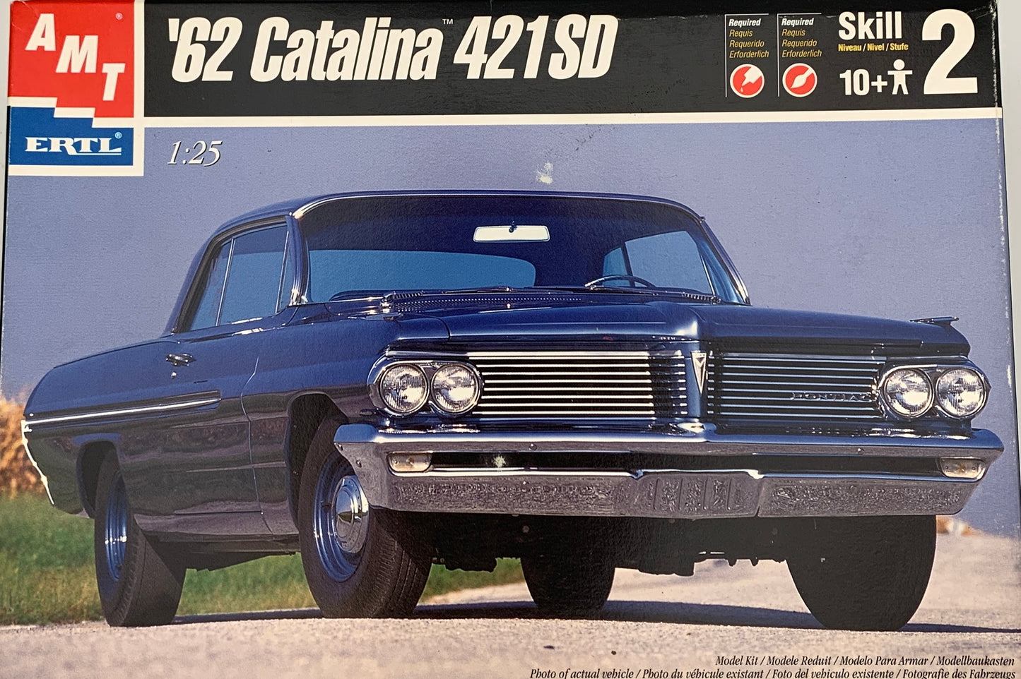 AMT ‘62 Catalina 421SD, 1/25 Scale Model Kit (Open)