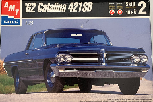 AMT ‘62 Catalina 421SD, 1/25 Scale Model Kit (Open)