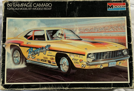 Monogram ‘69 Rampage Camaro, 1/24 Scale Model Kit