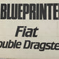 AMT Blueprinter Fiat Double Dragster, 1/24 or 1/25 Scale Model Kit
