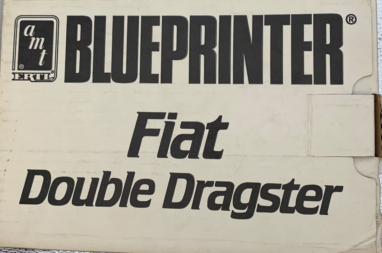 AMT Blueprinter Fiat Double Dragster, 1/24 or 1/25 Scale Model Kit