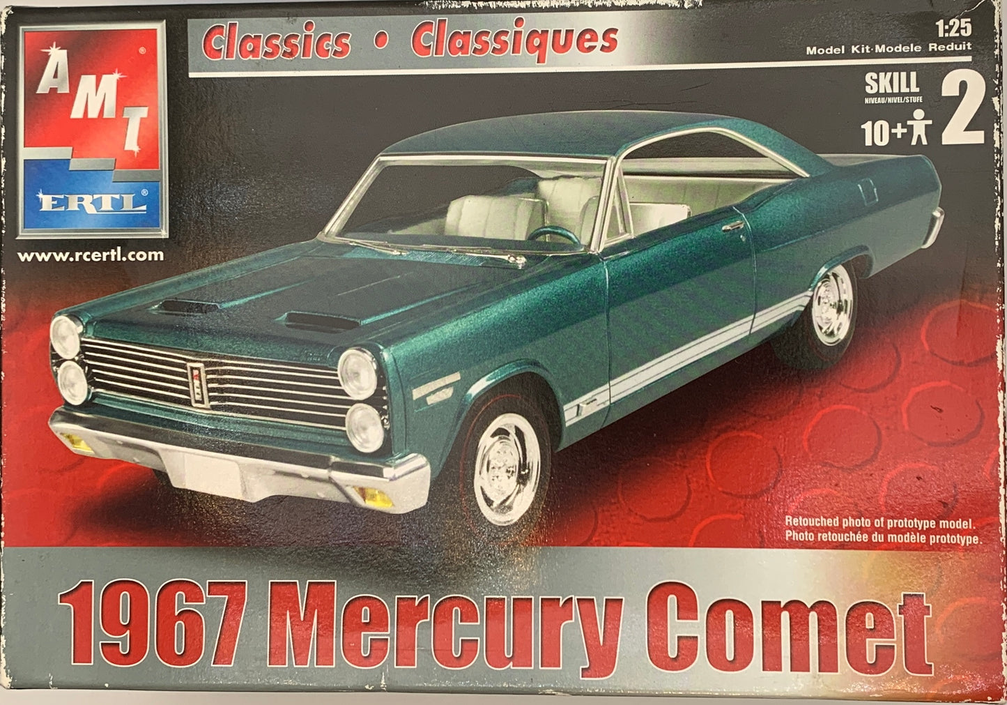 AMT Classics 1967 Mercury Comet, 1/25 Scale Model Kit