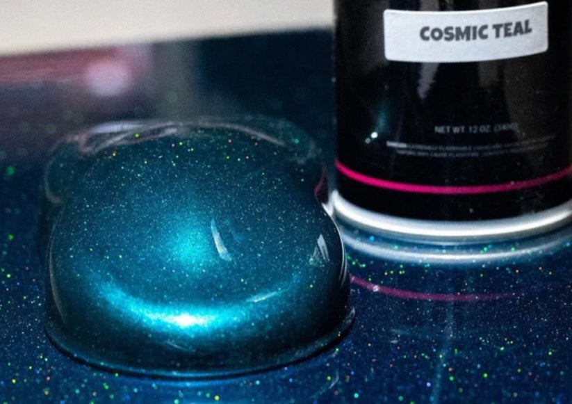 Tropical Glitz 2 oz Airbrush Ready to spray Cosmic Candy Basecoat Paint