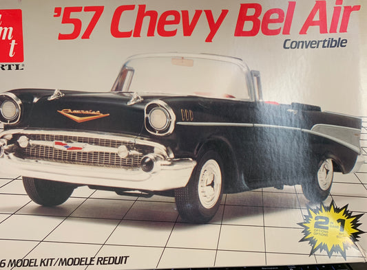 AMT/ERTL #6720 1957 Chevrolet Bel Air Convertible is the large 1/16-scale kit