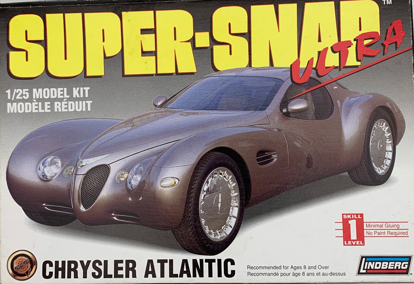 Lindberg Chrysler Atlantic Super-Snap Ultra, 1/25 Scale Model Kit