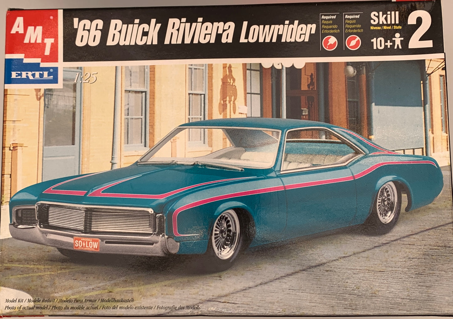 AMT ‘66 Buick Riviera Lowrider, 1/25 Scale Model Kit