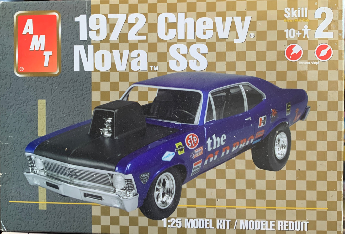 AMT 1972 Chevy Nova SS, 1/25 Scale Model Kit