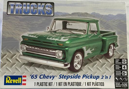 Revell ‘65 Chevy Stepside Pickup 2 ‘n 1, 1:25 Scale Model Kit