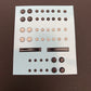 Gauge Dimensional decal