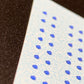 Blue Dots for tail lights Dimensional decal