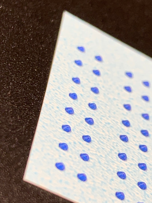 Blue Dots for tail lights Dimensional decal