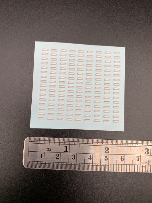 Louvers Dimensional decal