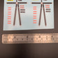 Racing  Harness flexible Dimensional decal