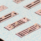 Heater controls Dimensional decal