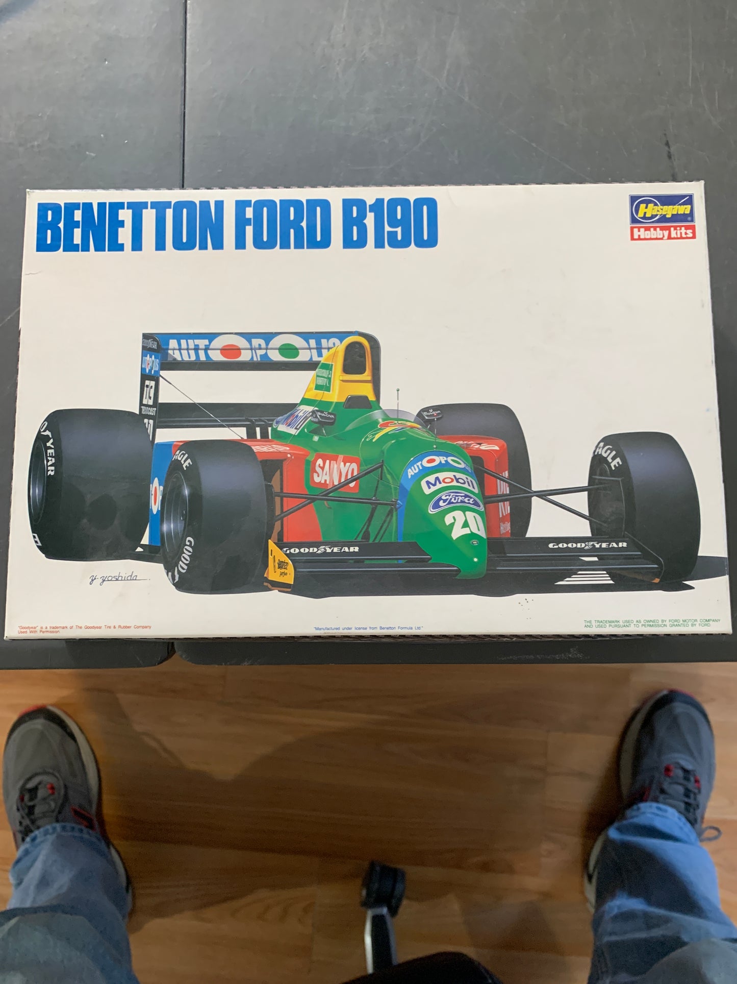 Hasegawa Benetton ford b190 model kit df010
