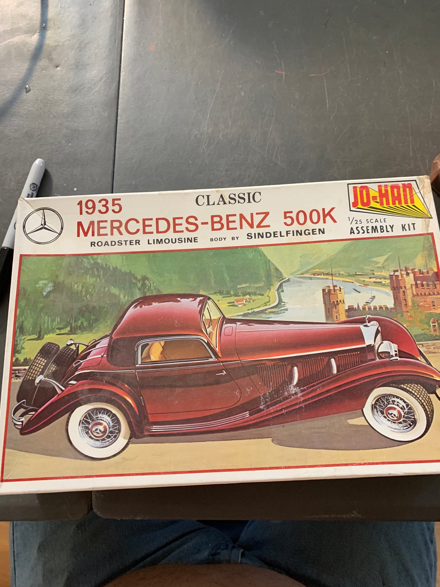 Johan 1935 Mercedes Benz 500k Special Sports Roadster Limousine kit GC1135