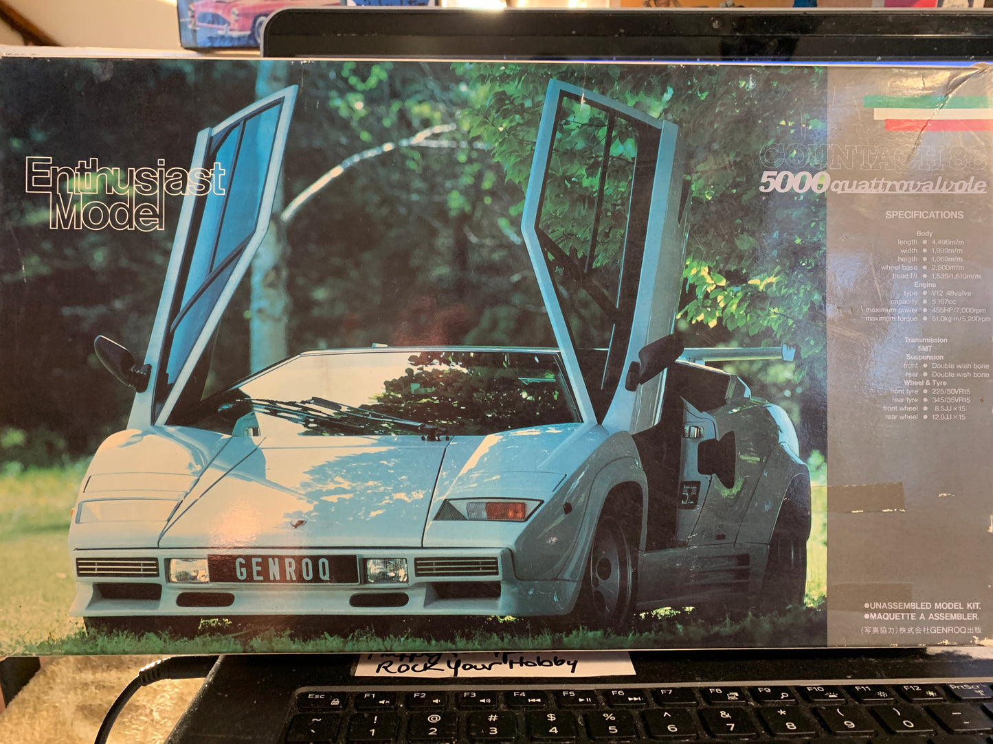Fujimi Lamborghini Countach ’88 5000 Quattrovalvole #08103