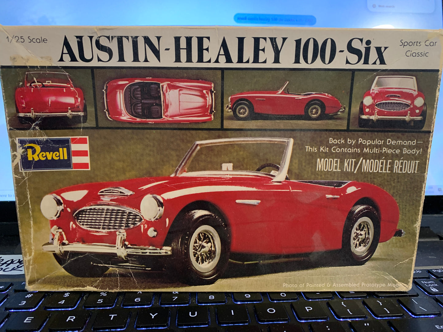 The Revell Austin-Healey 100-Six #H-1202, 1/25 scale