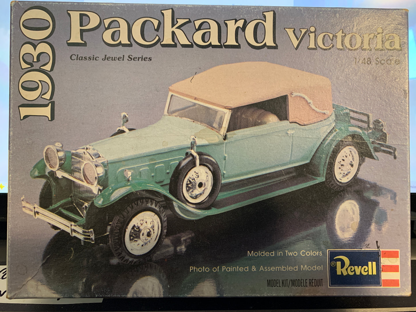 Revell 1930 Packard Victoria #H-1266 is indeed 1/48 scale
