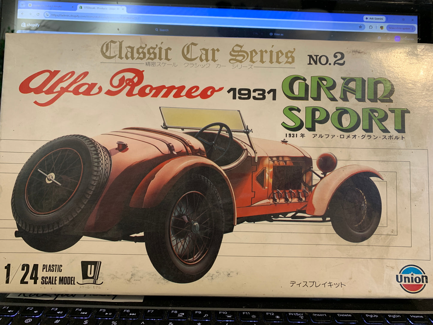 Union 1931 Alfa Romeo Gran Sport #C-06-700, 1/24 scale