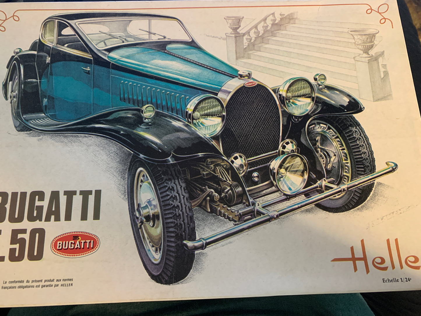 Heller Bugatti T.50 kit #706, 1/24 scale