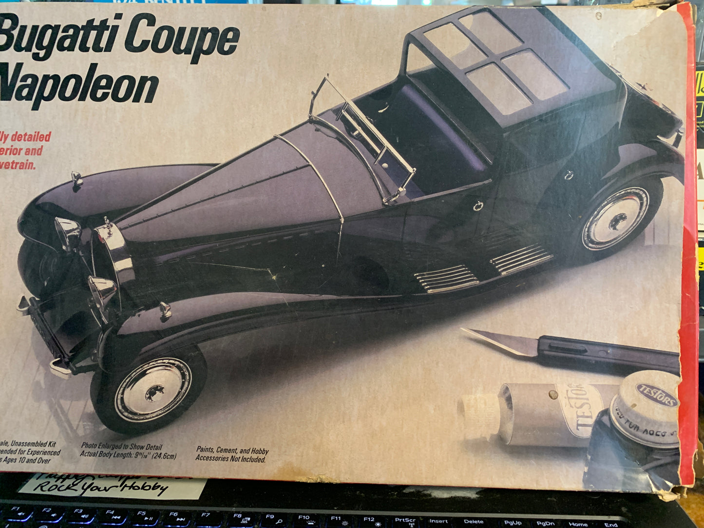 Testors/Italeri Bugatti Royale Coupé Napoléon kit #835, 1/24 scale