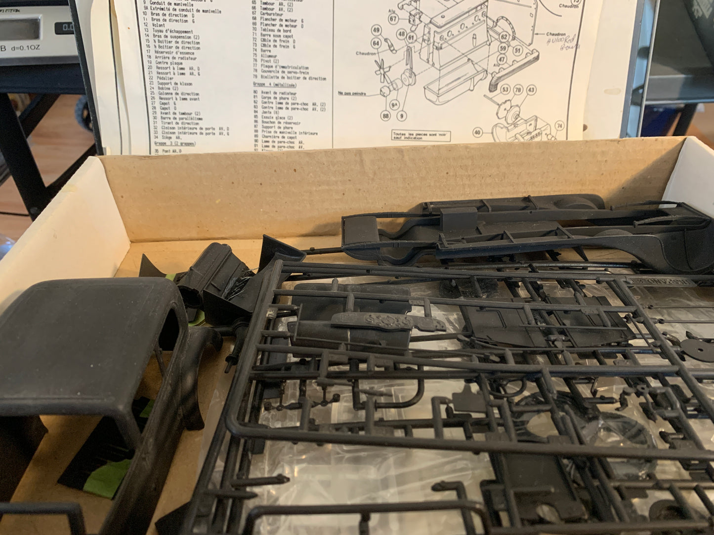 Heller Hispano-Suiza K6 kit #704, 1/24 scale