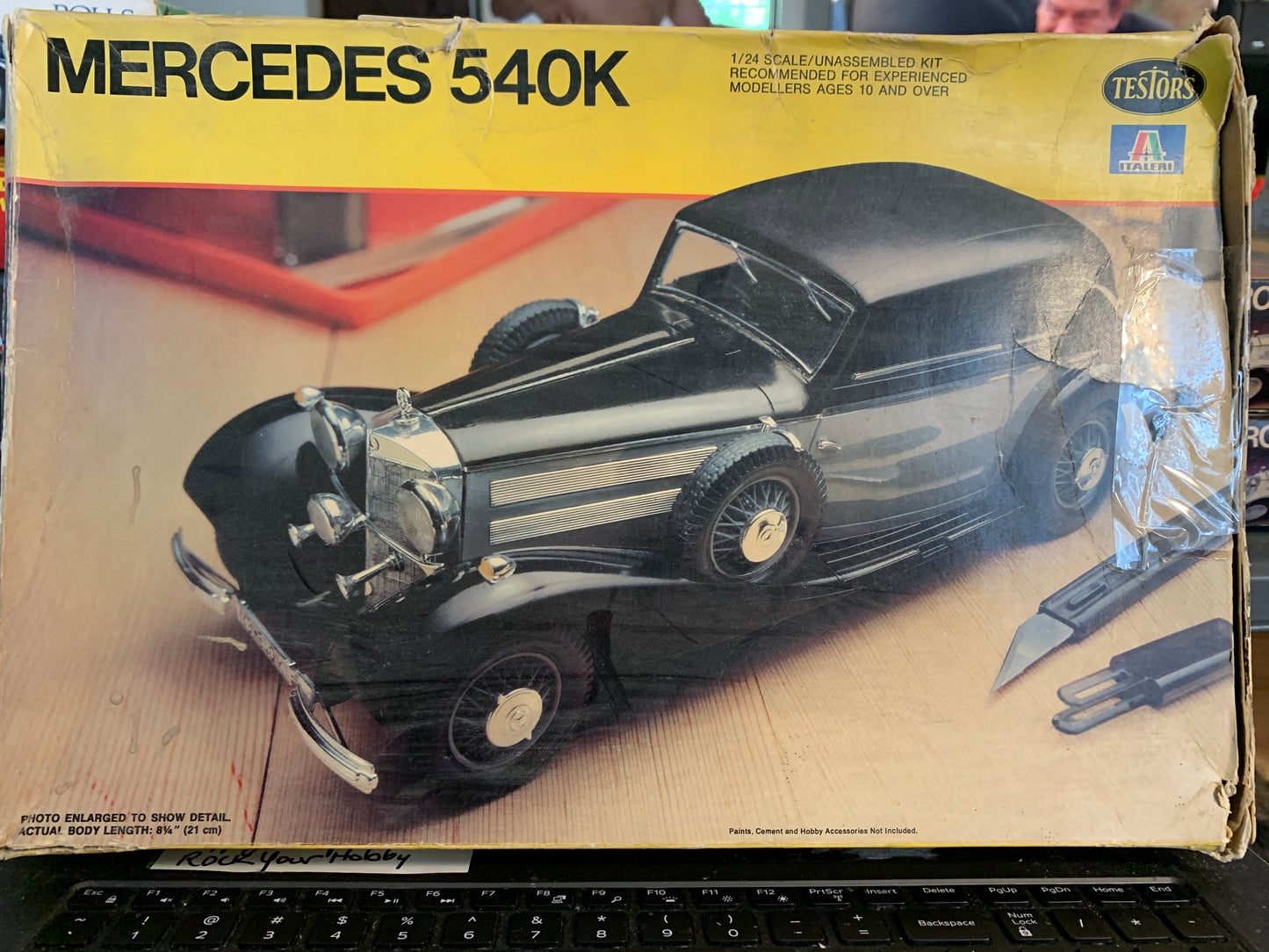 Testors/Italeri Mercedes-Benz 540K kit #831