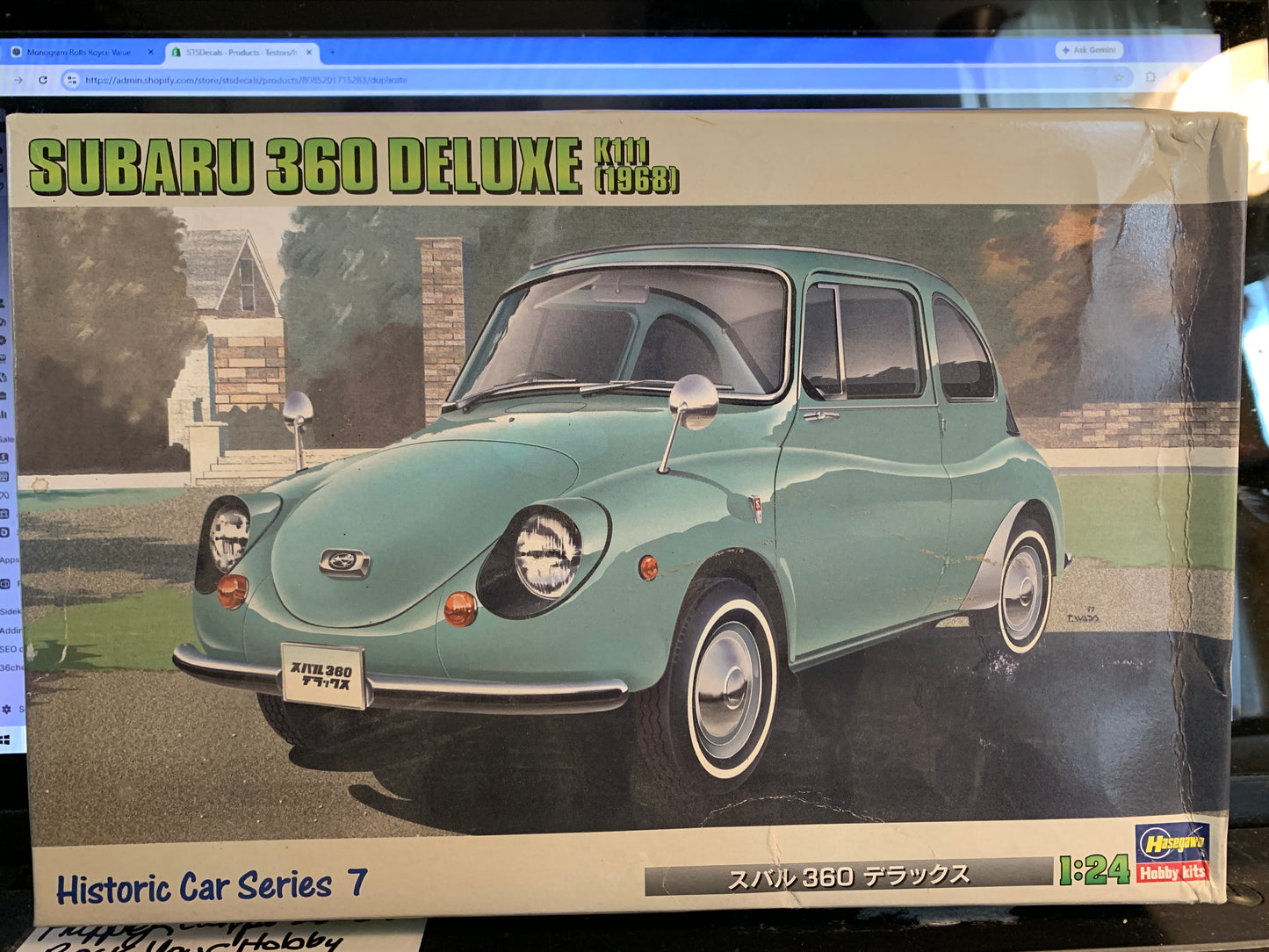Hasegawa 1968 Subaru 360 Deluxe K111 kit #21207