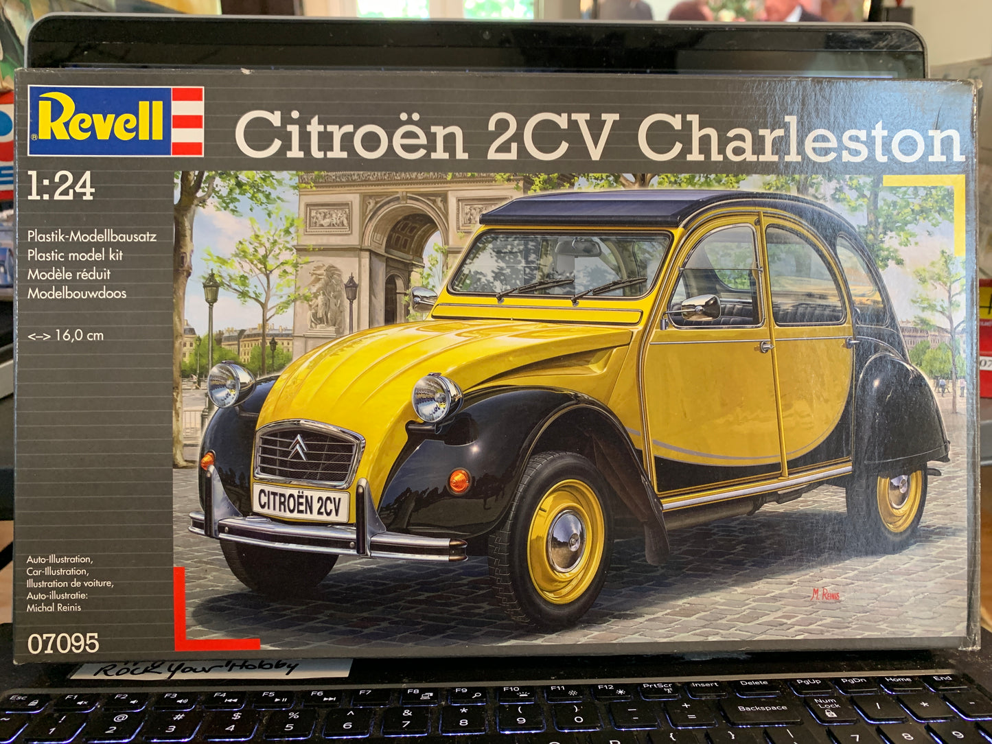 revell citroen 2cv charleston kit 07095