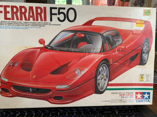 Tamiya Ferrari F50, kit 24160 — 1/24 scale