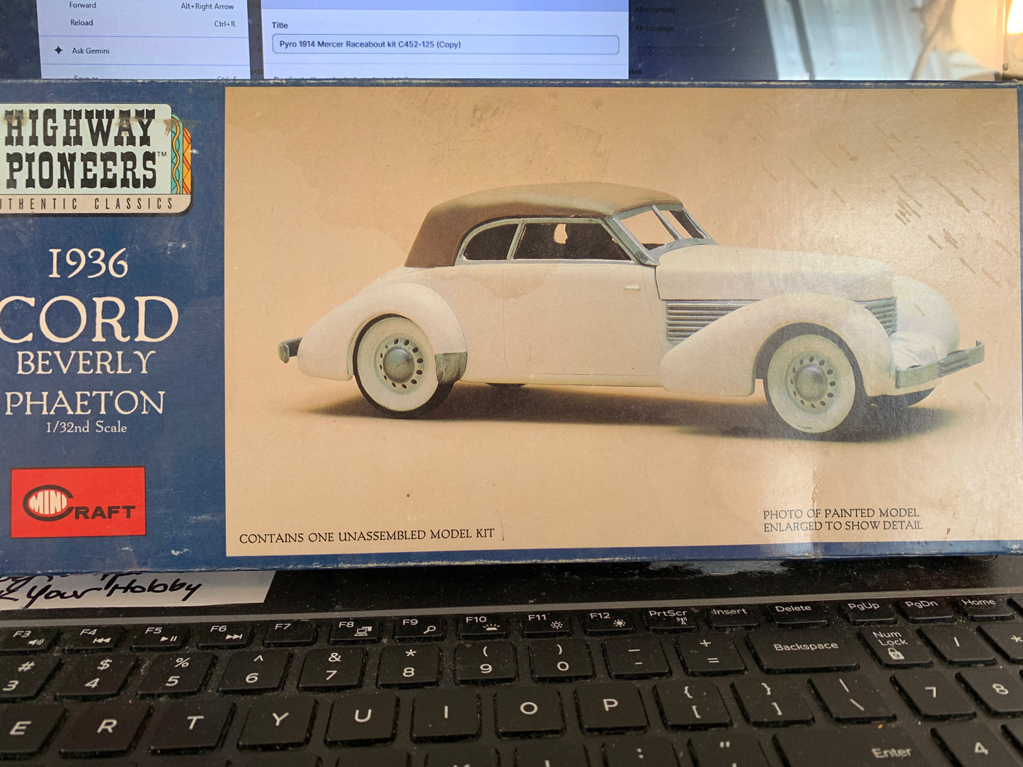 Minicraft Highway Pioneers 1936 Cord Beverly Phaeton kit 1507