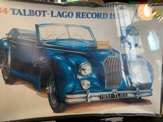 Heller Talbot-Lago Record 1950 kit #711 — 1/24 scale