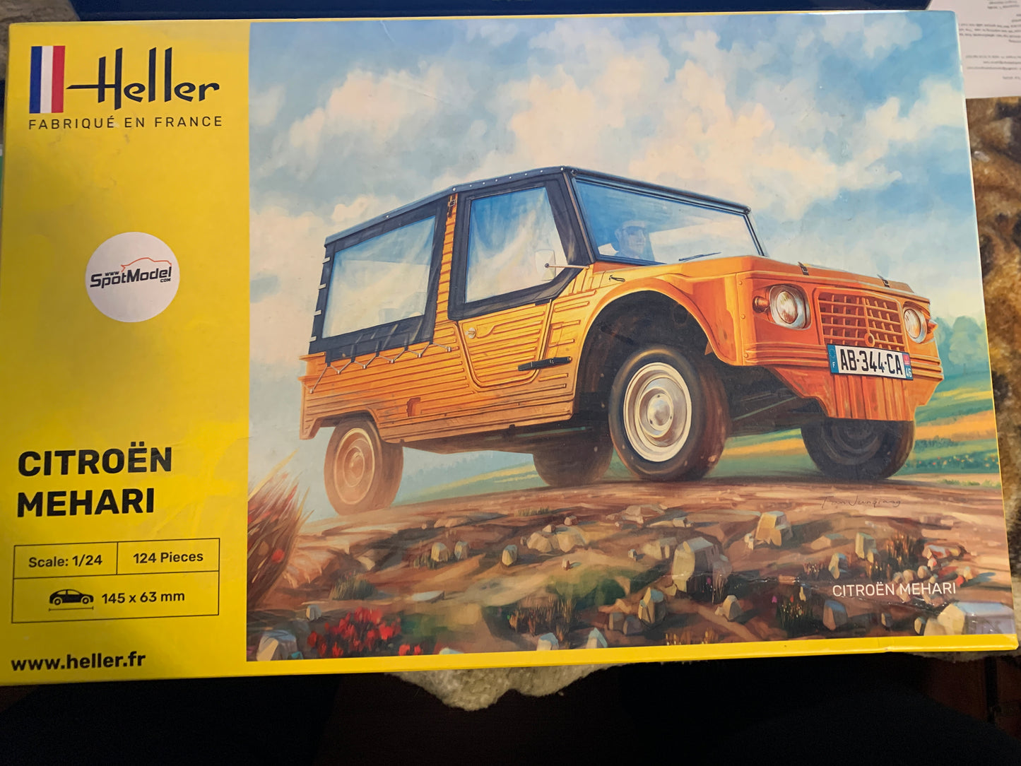 Heller Citroën Méhari kit No. 80760, 1/24 scale