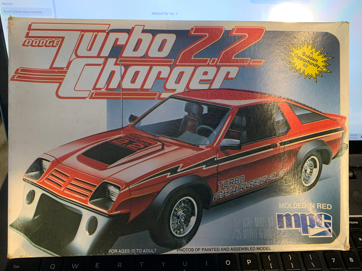 MPC 1983 Dodge Turbo Charger 2.2 kit #1-0836, 1/25 scale