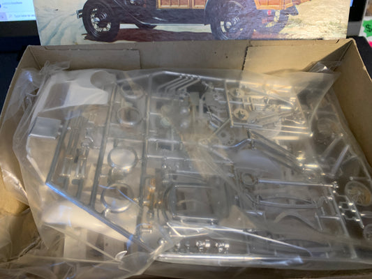 Revell 1931 Ford Woody or Tudor Sedan kit #H-1275:200 is the original 1964 issue, 1/25 scale.