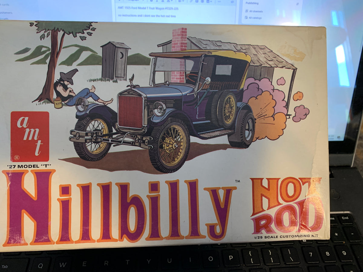 AMT 1927 Ford Model T “Hillbilly Hot Rod” kit #T249-200 is a 1/25-scale
