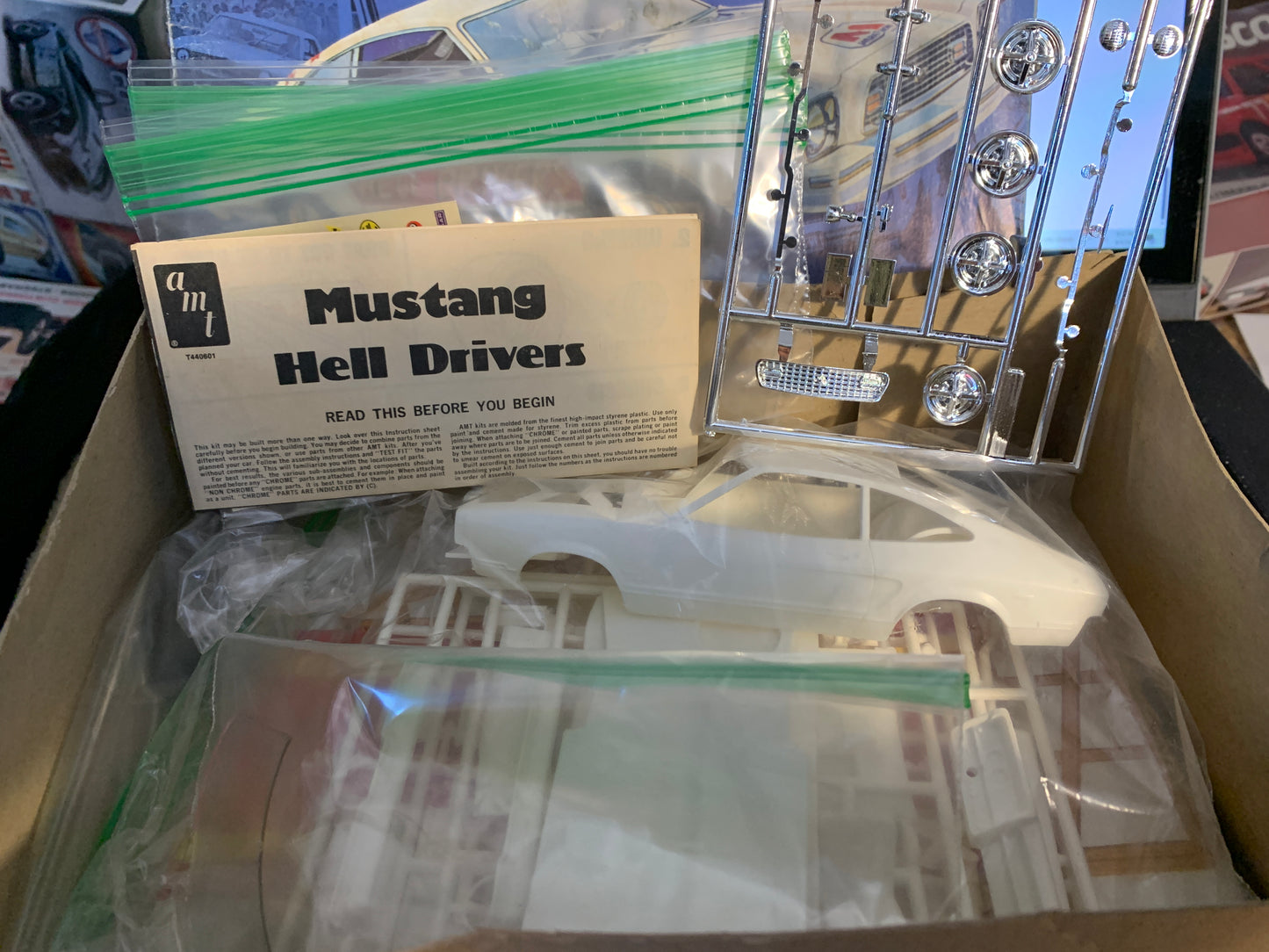 AMT 1977 Mustang II “Hell Drivers” kit #T440, 1/25 scale